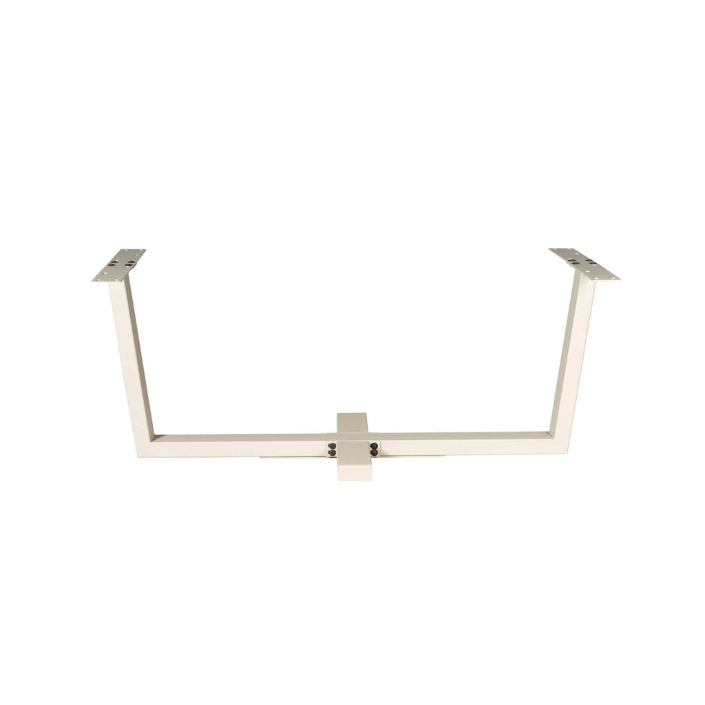 Tischbein Kreuzbein Sand – elegantes Metallgestell mit Sandfinish, 180 x 80 x 73 cm, passend für Tischplatten 160–240 cm
