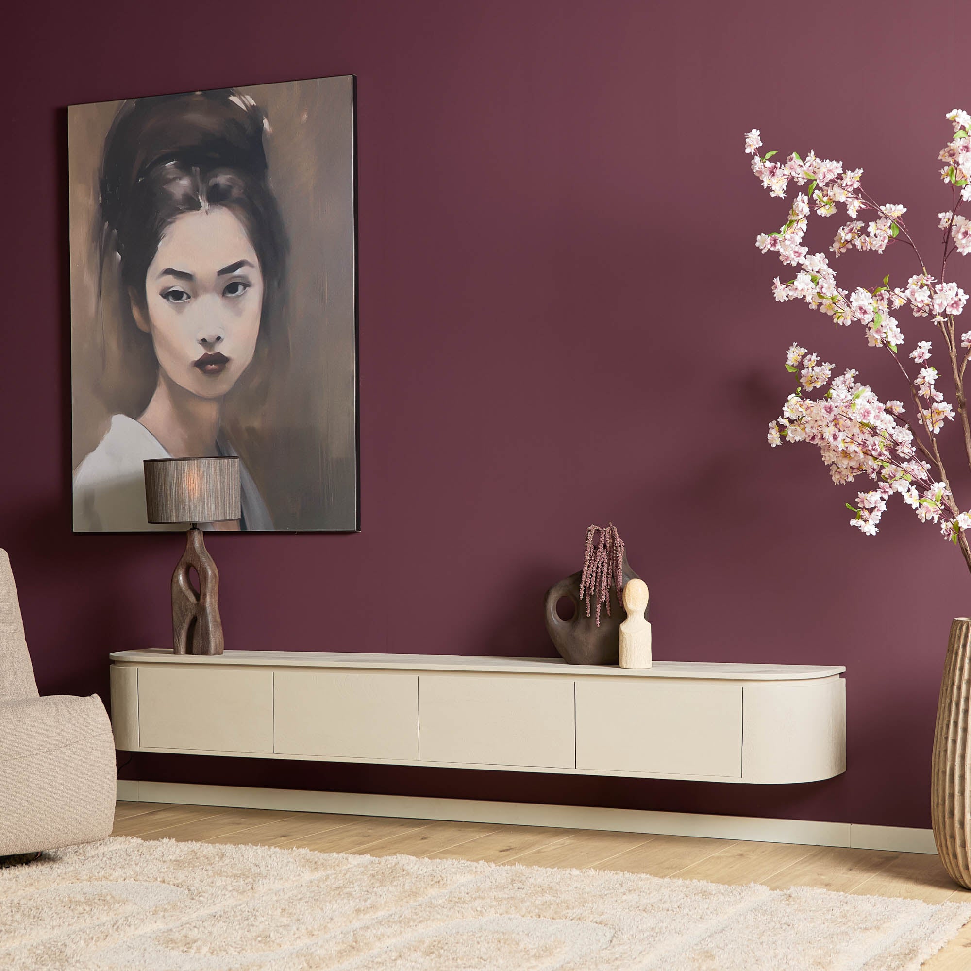 TV-Board Excellent Sand | 240 cm