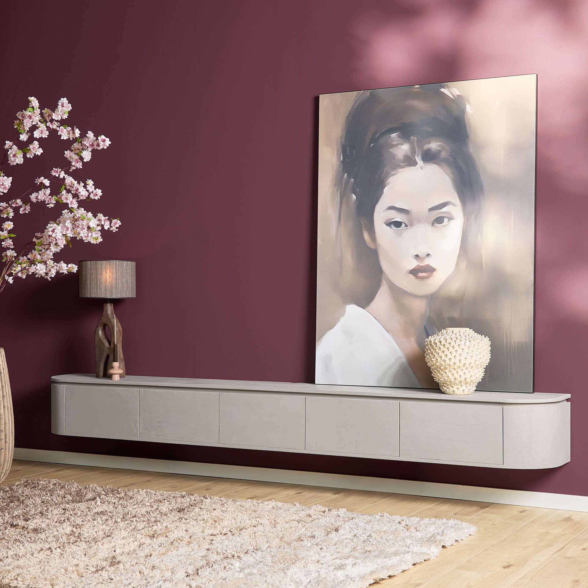 TV-Möbel Excellent Taupe | 280 cm