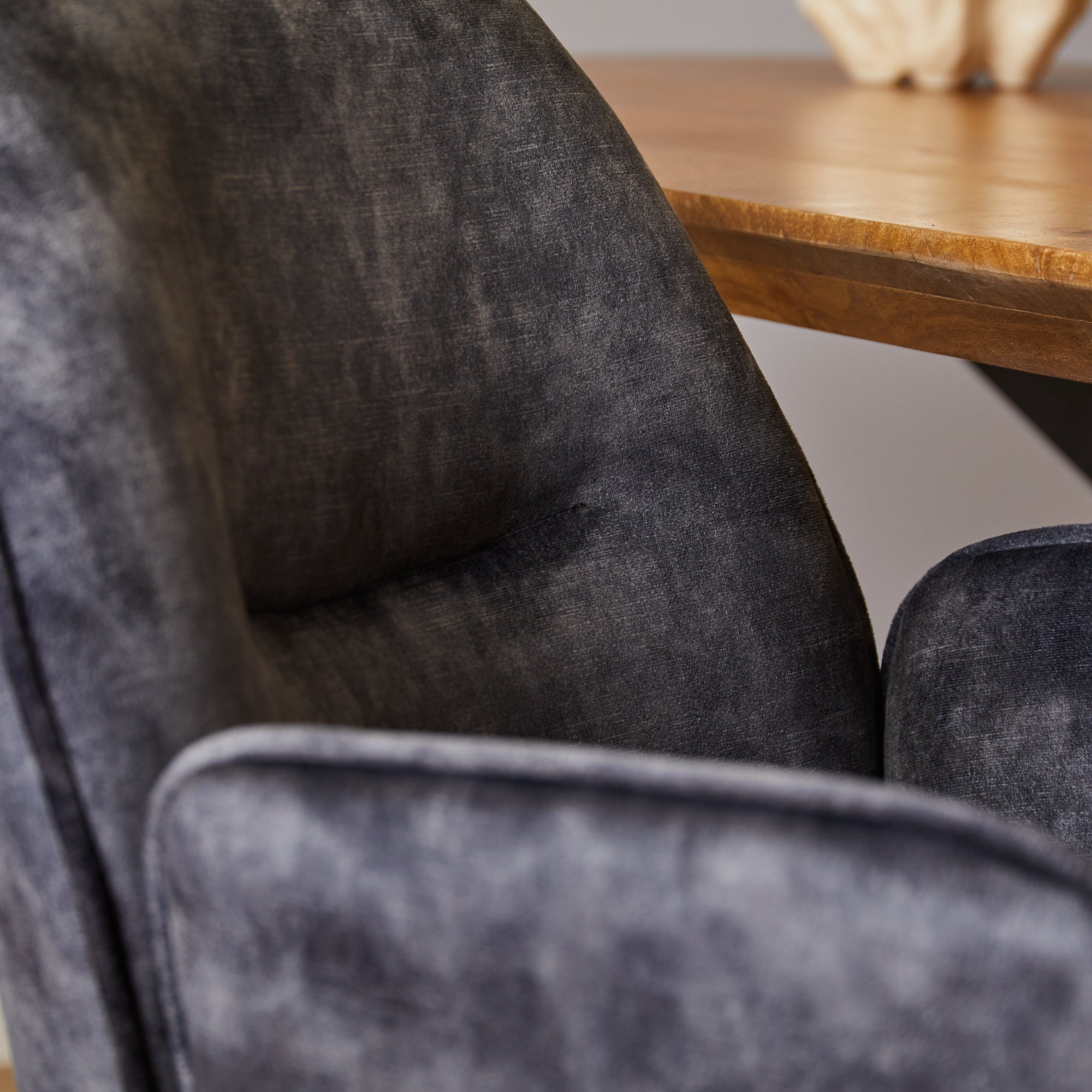 Esszimmerstuhl Oli| Anthrazit (2er-Set)