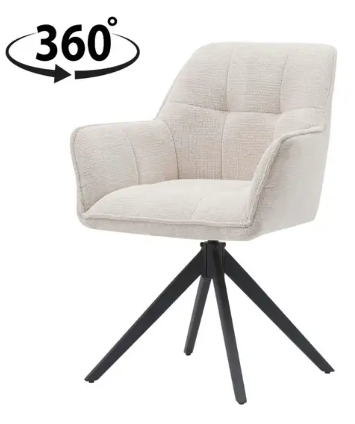 Elodie Esszimmerstuhl Beige