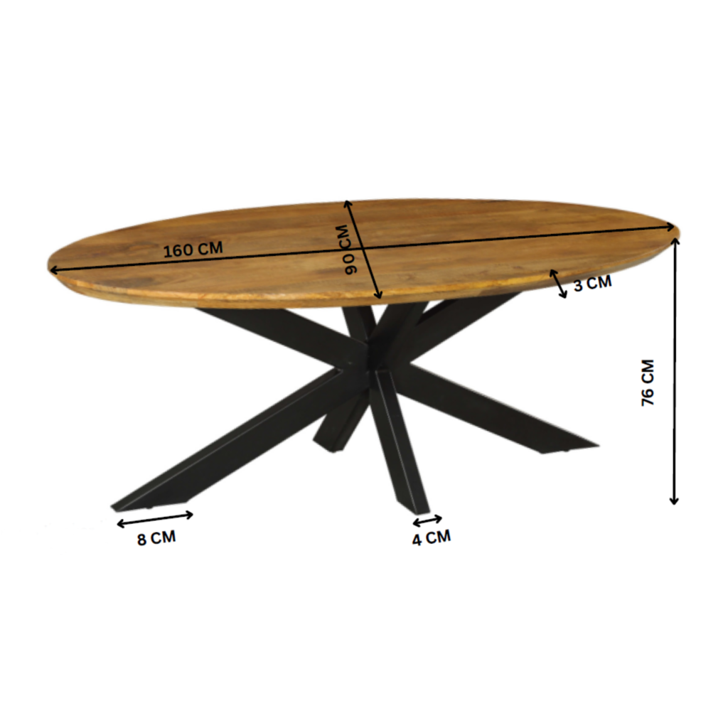 Bücherregal Bali Schwarz – Mangoholz mit modernem Design, 5 offene Fächer & 2 Türen mit Push-to-Open, 90 x 45 x 200 cm
