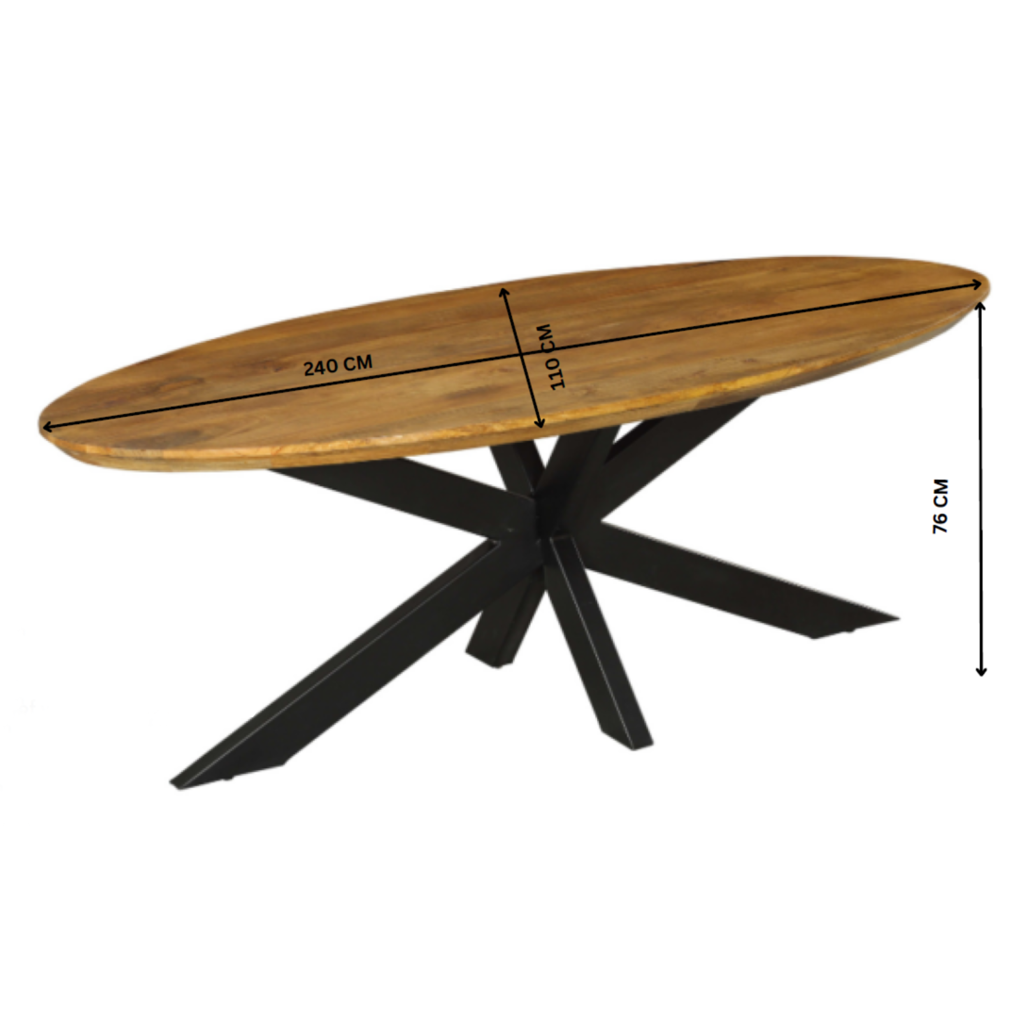 Bücherregal Bali Schwarz – Mangoholz mit modernem Design, 5 offene Fächer & 2 Türen mit Push-to-Open, 90 x 45 x 200 cm