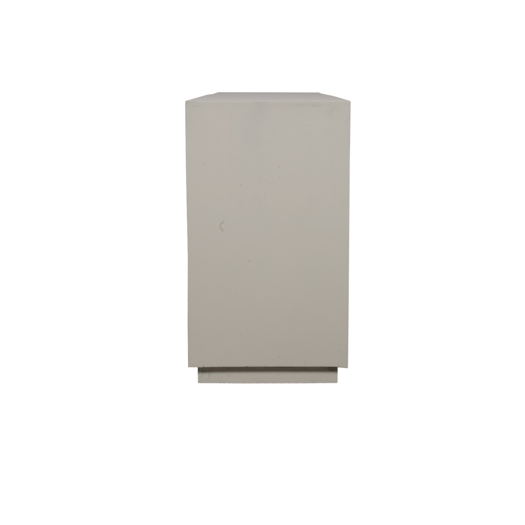 Sideboard Bali Sand 200x45x80 cm – modernes Mangoholz mit 4 Türen & Push-to-Open-System