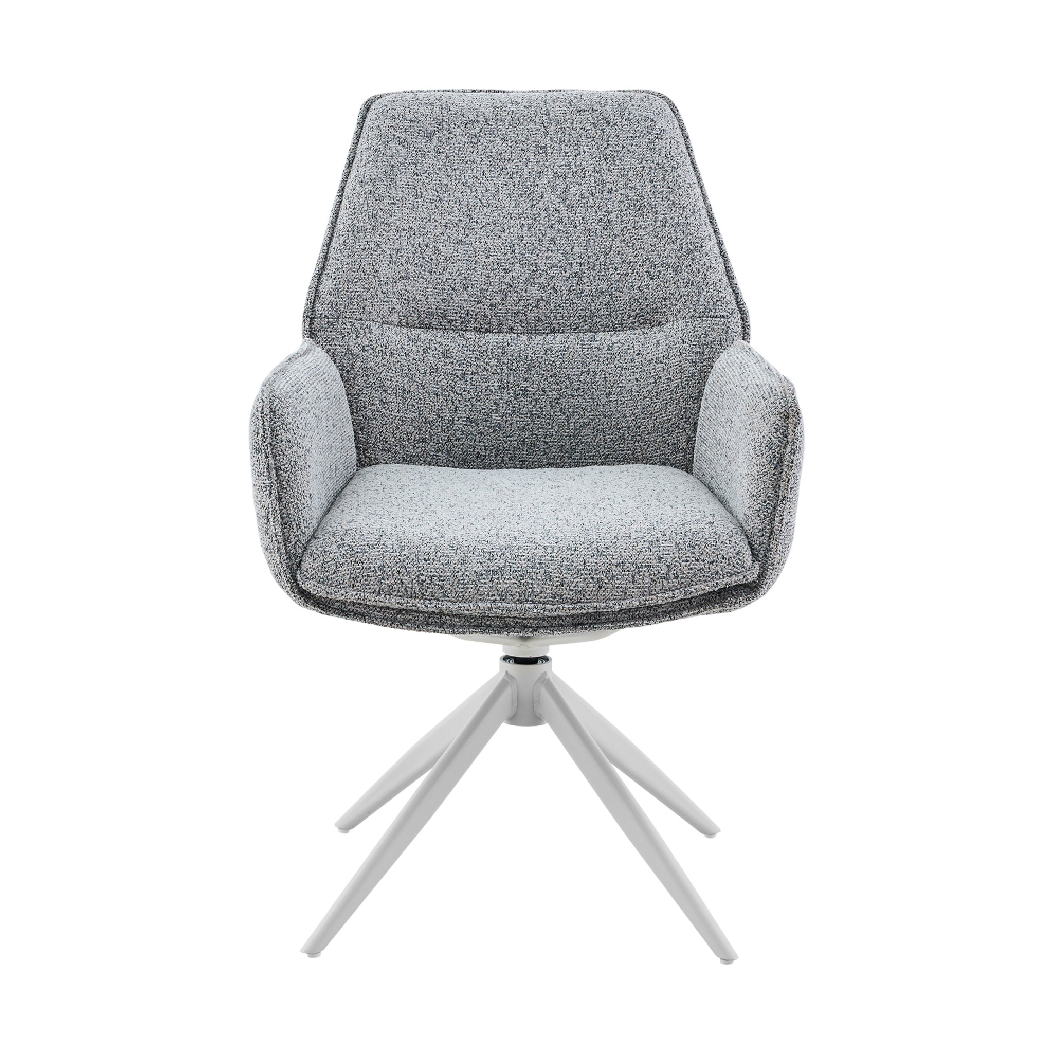 Esszimmerstuhl Hera | Grau | Mit Armlehne